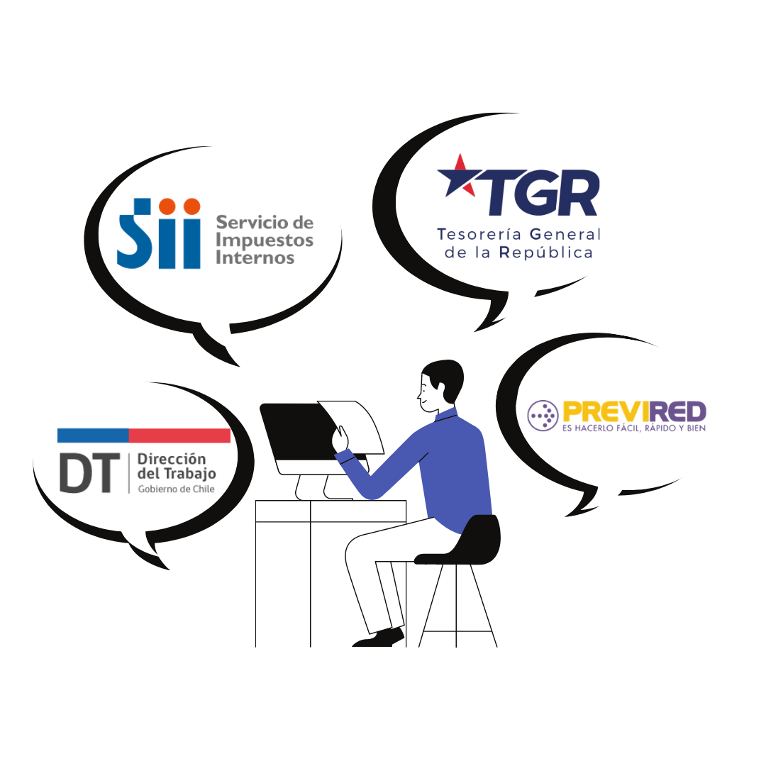 Persona en computador Servicios Varios
